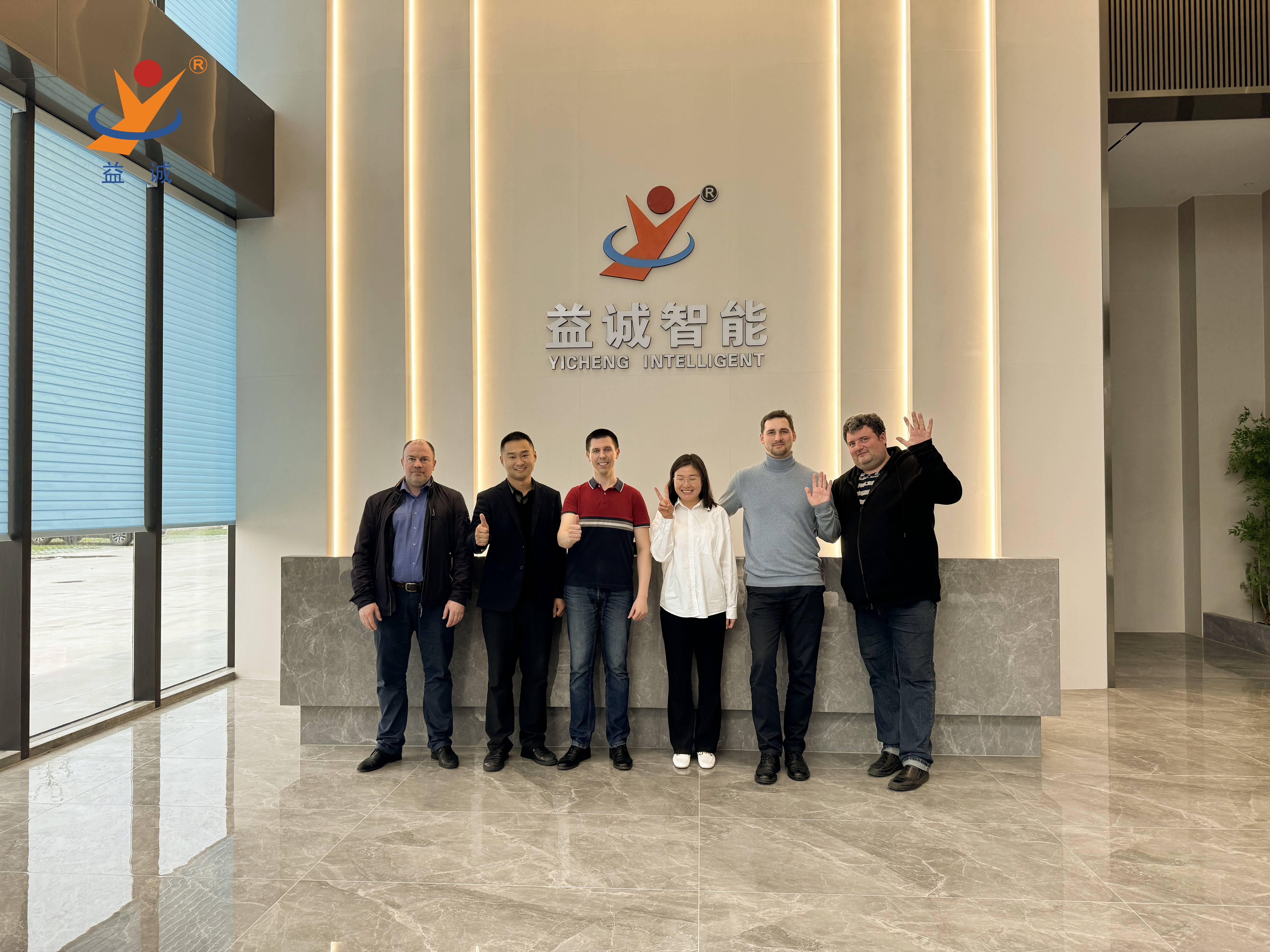 卓越品質(zhì) · 深獲認可 | 俄羅斯客戶蒞臨浙江益誠智能科技園現(xiàn)場驗收設備！